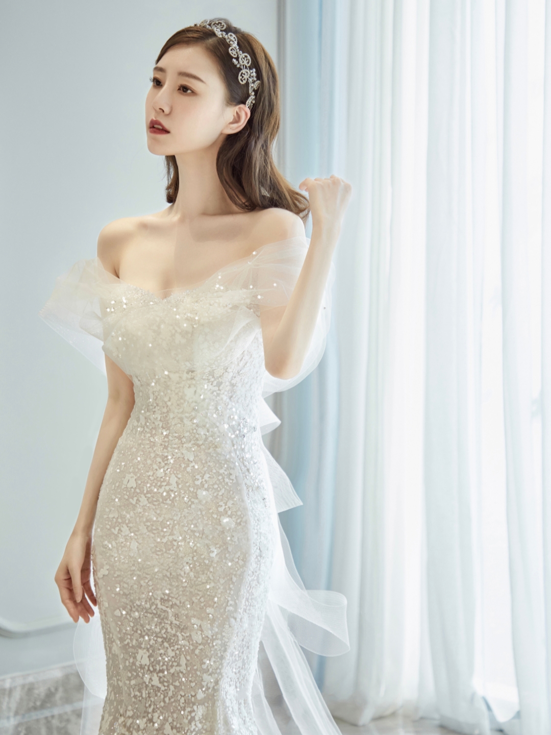 LOVEST法國蕾絲魚尾婚紗【儀式+出門+禮服】