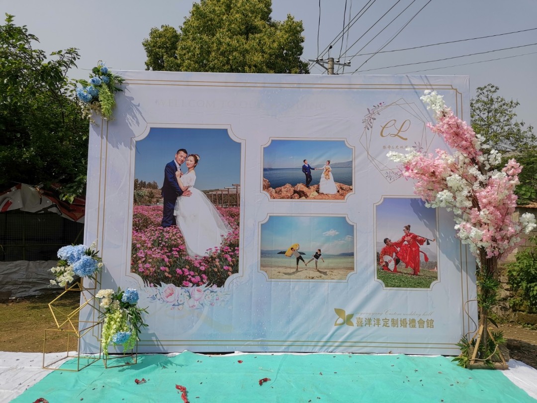 這大概是你想要的藍(lán)色清新婚禮