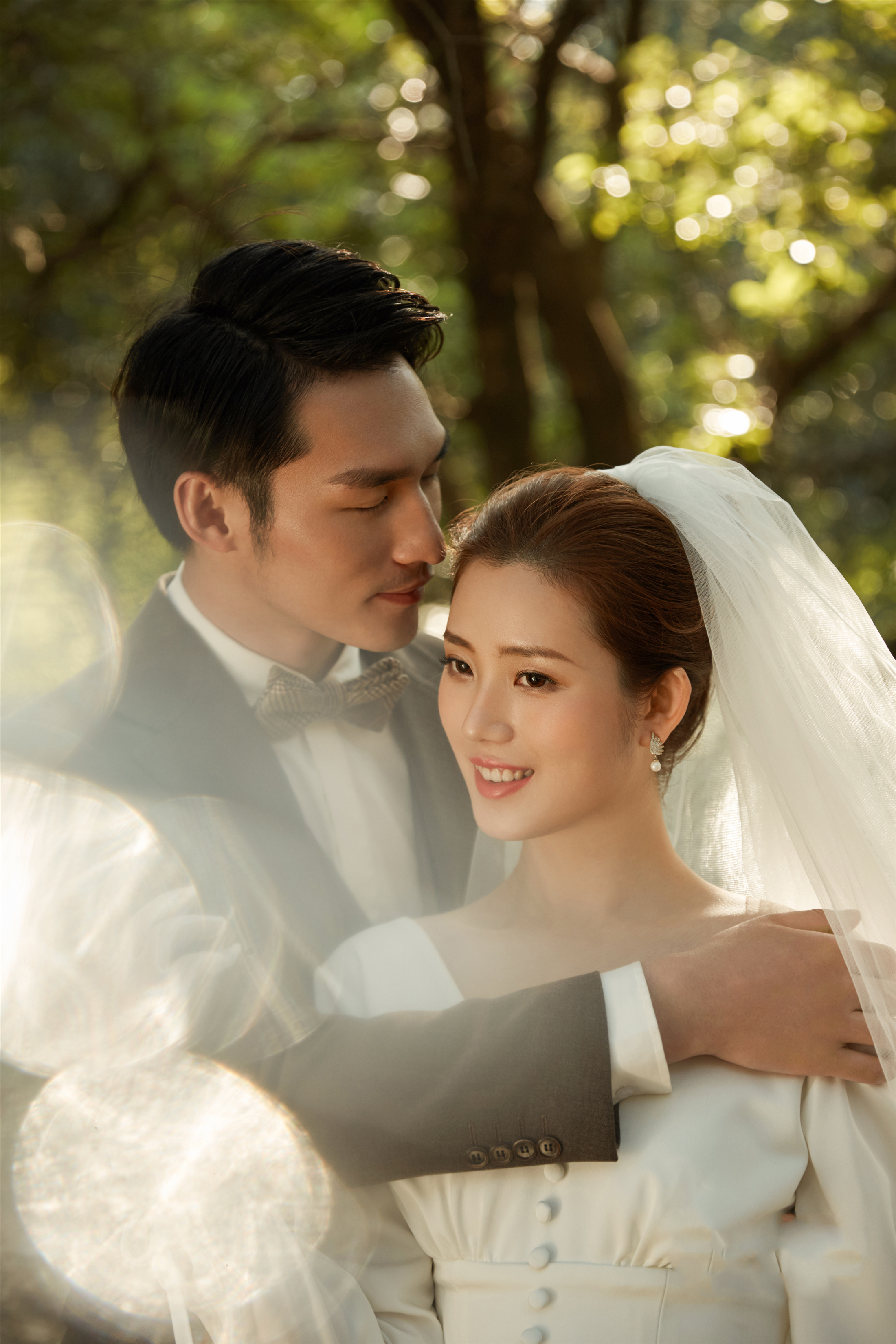 浪漫唯美森系婚纱照