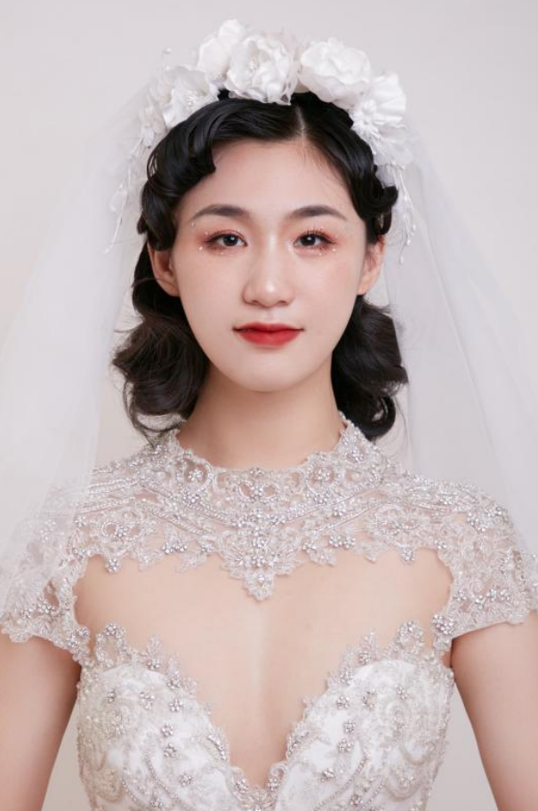 【推荐】资深档全程新娘跟妆3妆3造+新郎妆