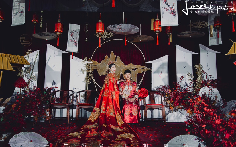 高級感森系婚禮真的花千元享十萬婚禮蓬溪蘭園婚禮堂