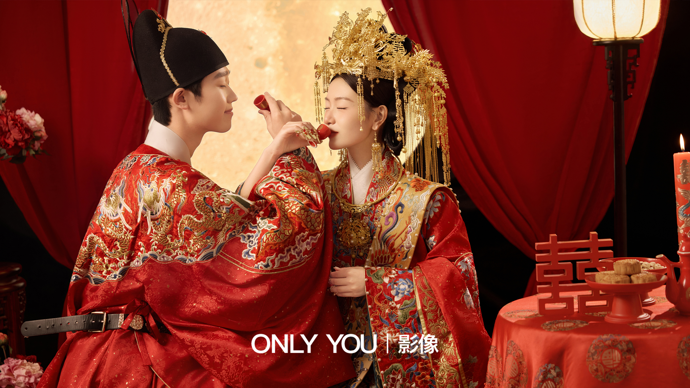 研发团队x电影双机位x汉服婚纱照