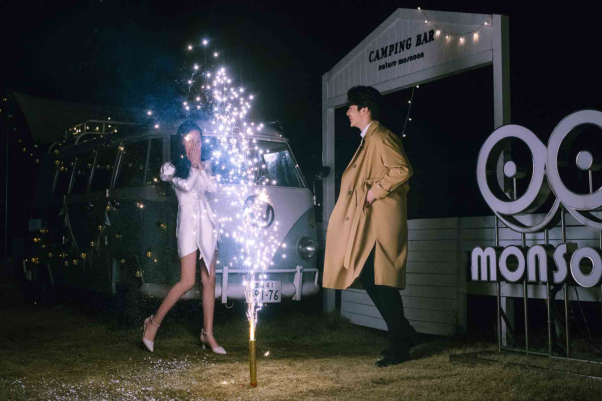 杭州外景~火爆朋友圈的夜景烟花~浪漫璀璨