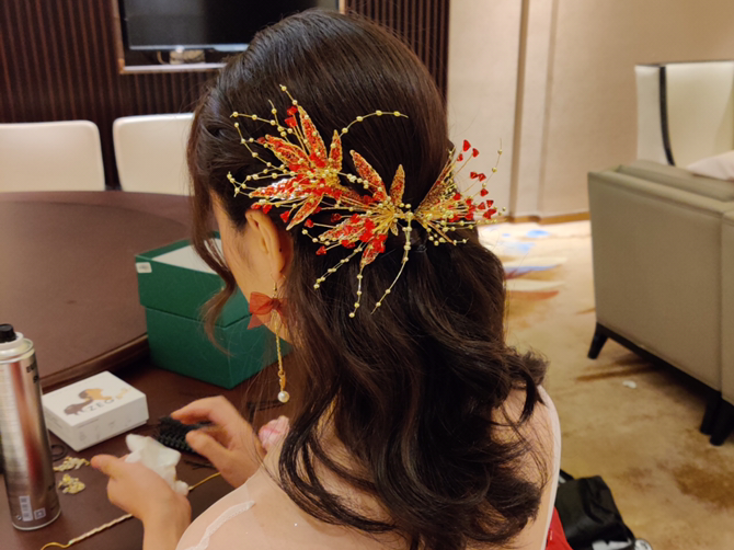 回门宴妆  答谢宴妆  早妆