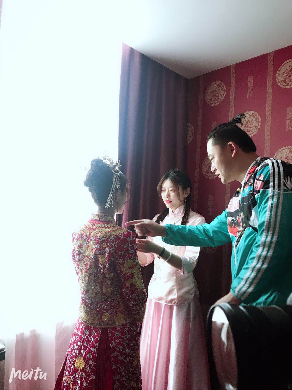 #最美新娘#结婚当天，两个我爱的男人红了眼眶