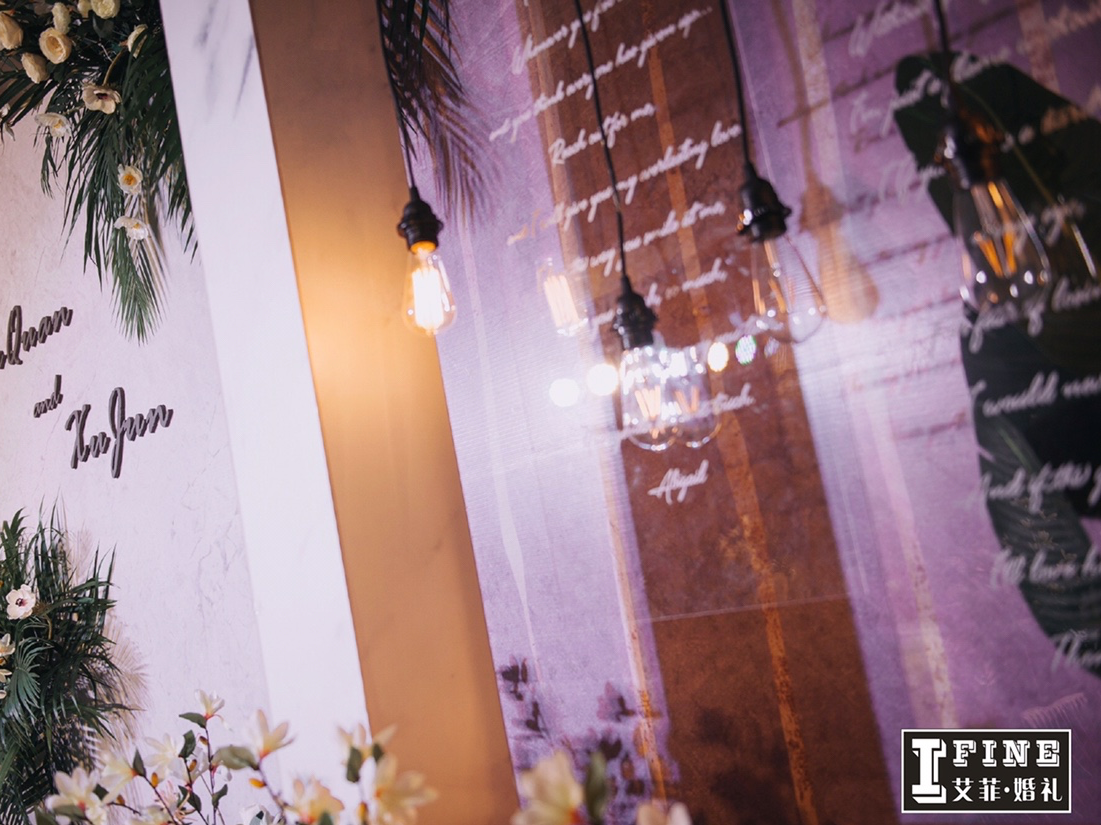 【艾菲婚礼策划】香槟白 清新风