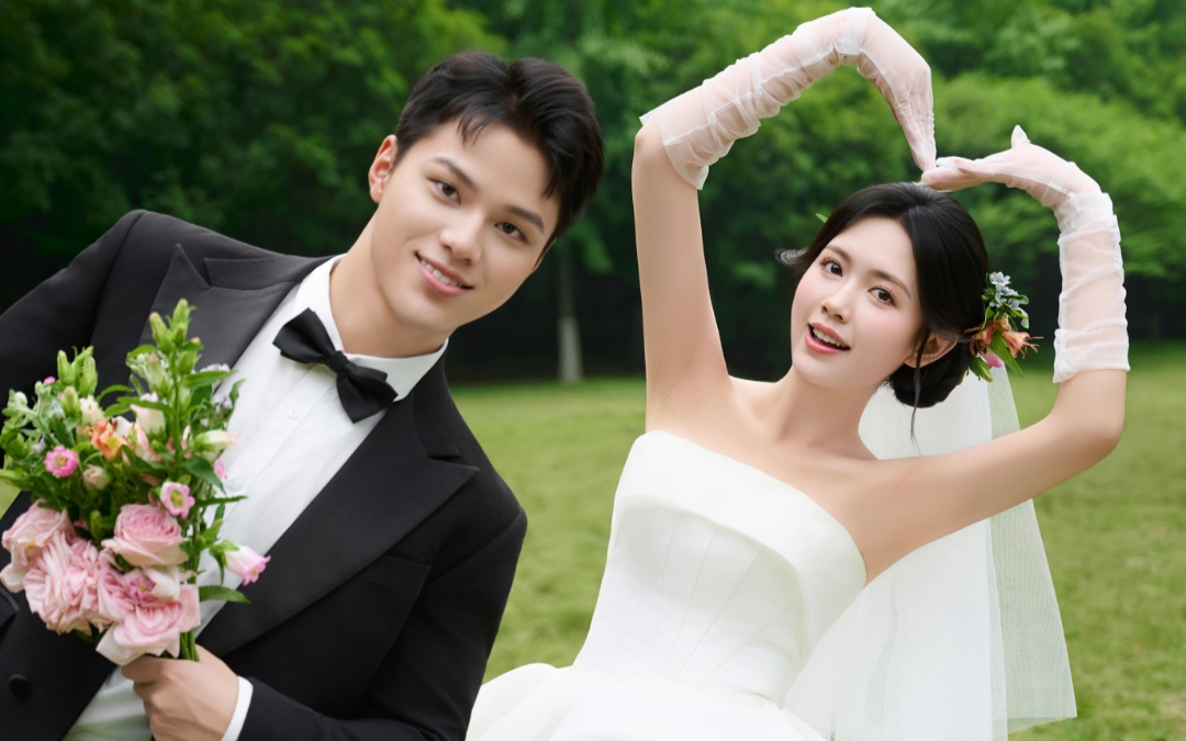 又幸福了！拍到少女感滿分的森系婚紗照??