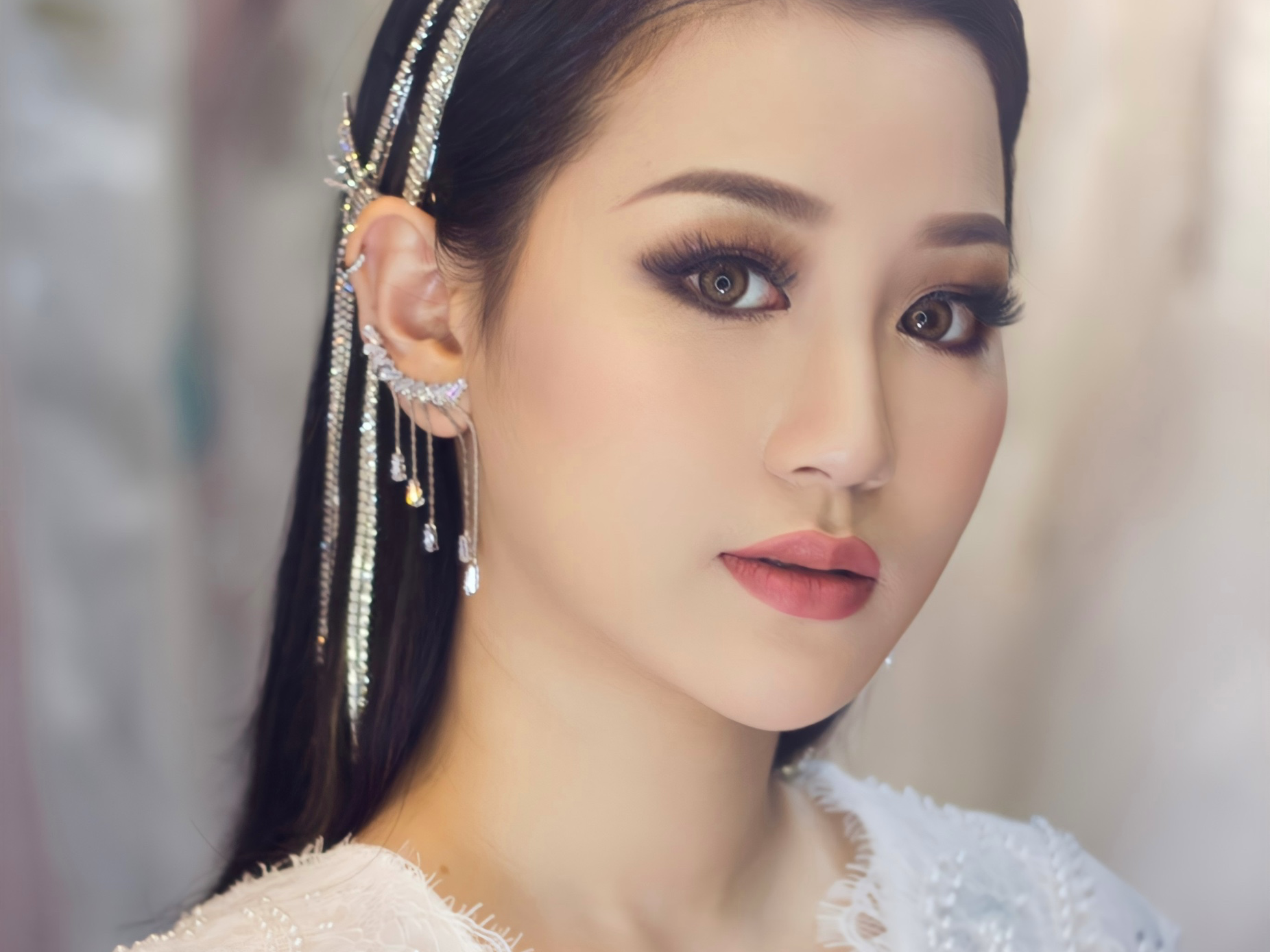 创始人Yenki总监喷枪新娘全天跟妆+男家化妆