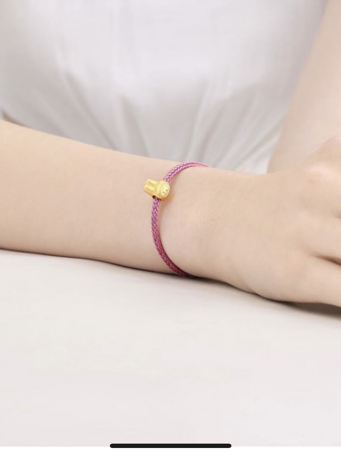 Melody鸡蛋花美乐蒂黄金转运珠88469C