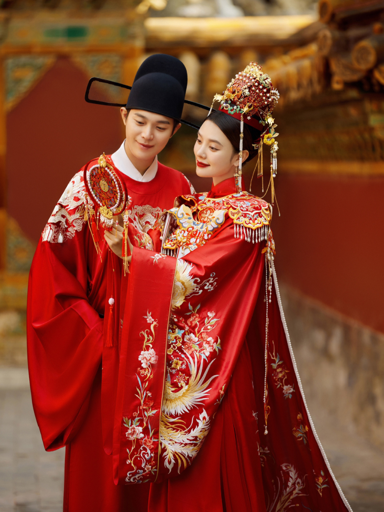 中国风汉服婚纱照|一价全包 | 一对一服务 外景