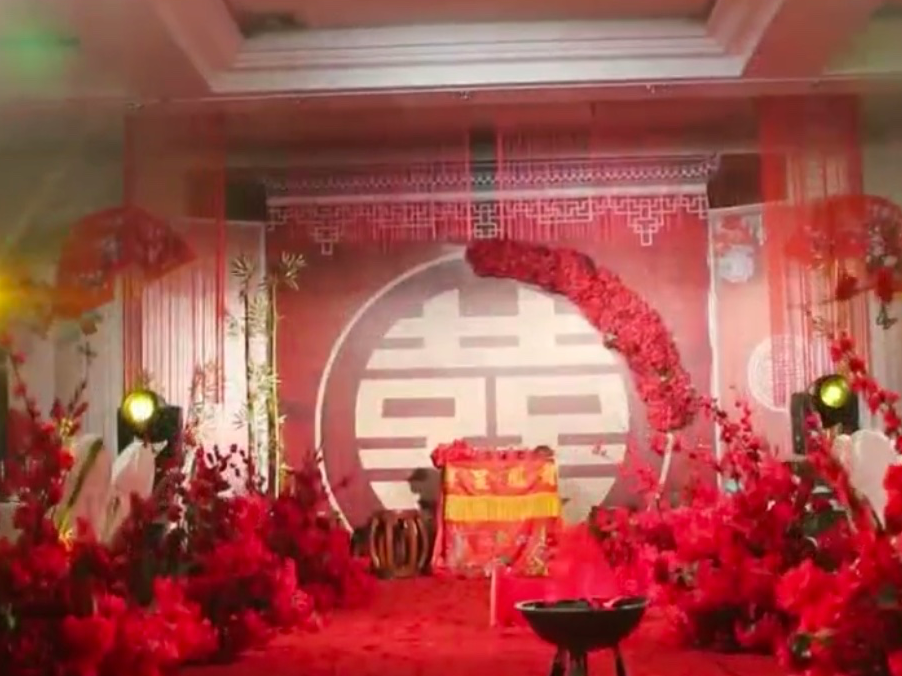 中式婚礼酒店，典雅，端庄