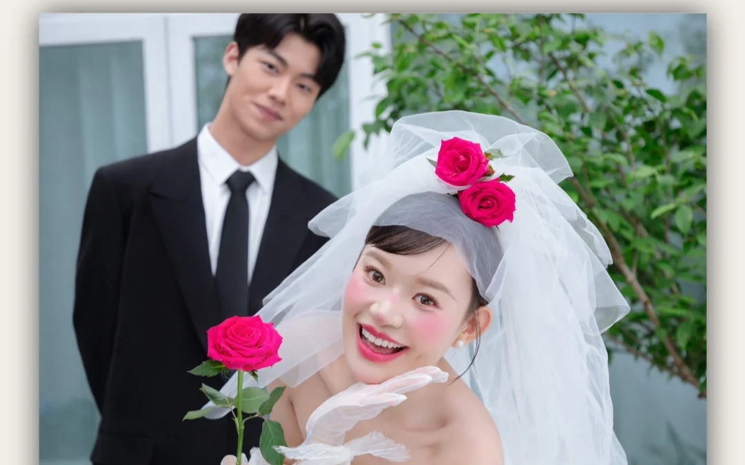 我的弗洛伊德玫瑰女孩??韓式ins風(fēng)婚紗照 