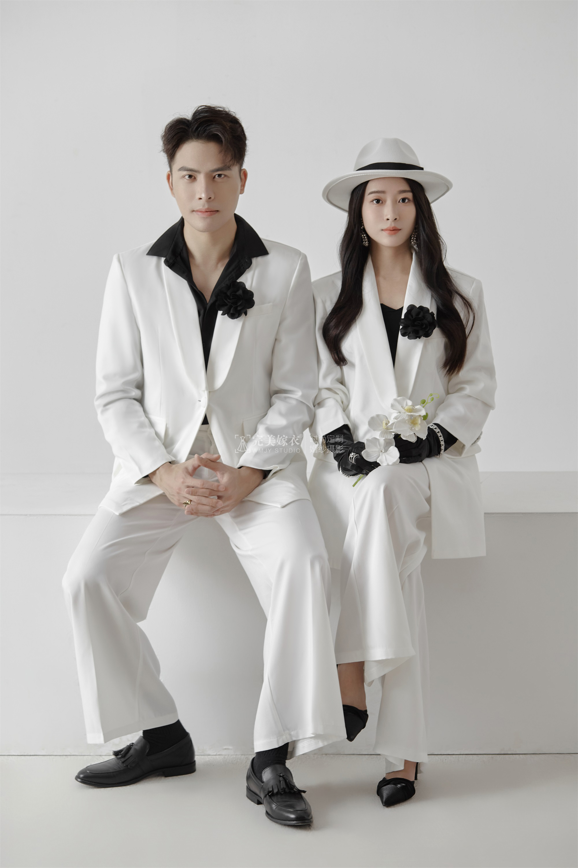 高级感爆棚的情侣西装婚纱照75157515