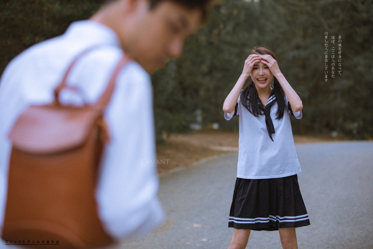 日系婚纱照没有樱花还可以拍桃花嘛