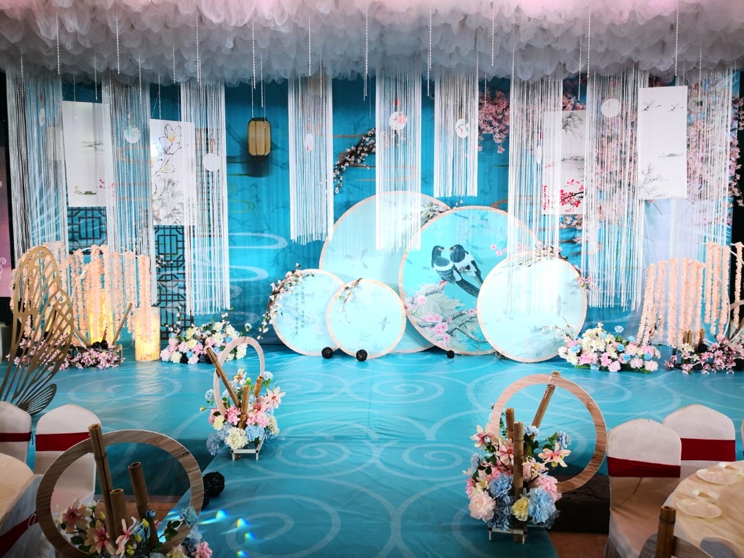 超值新中式风格韩城宾馆宴会厅