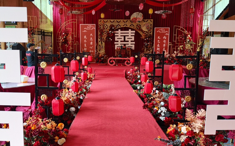中国红传统汉室经典婚礼仪式
