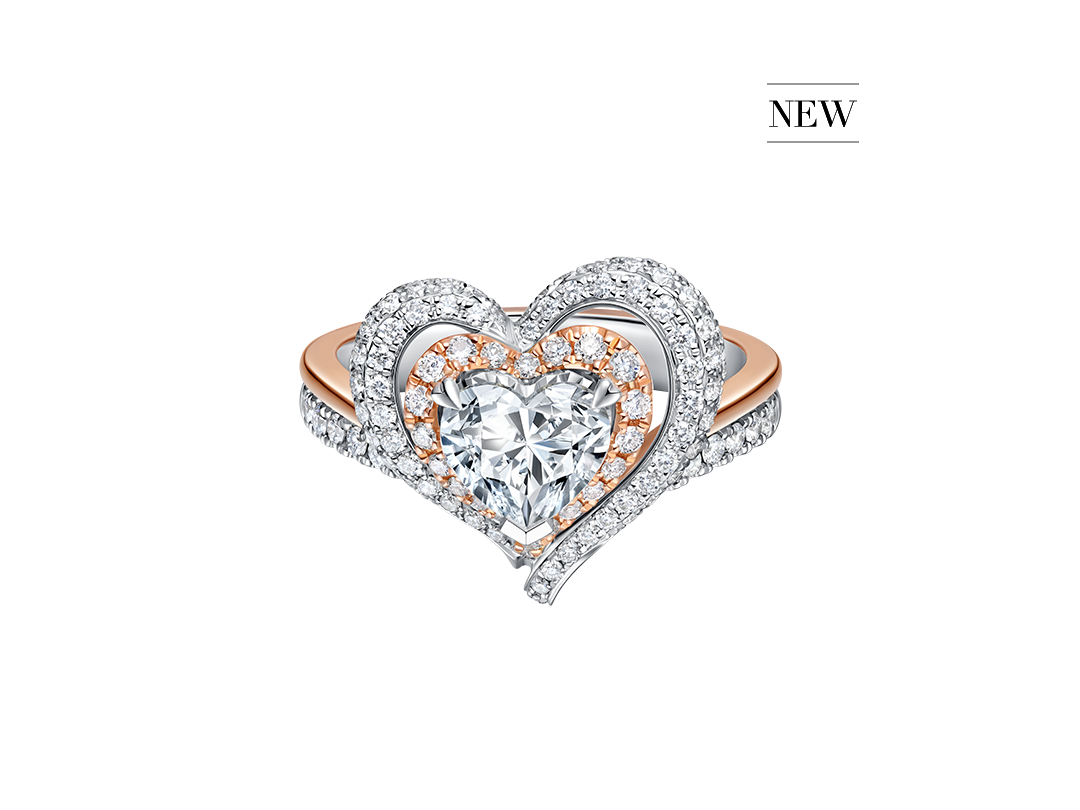 DR HEART系列简奢款求婚钻戒WJ0513
