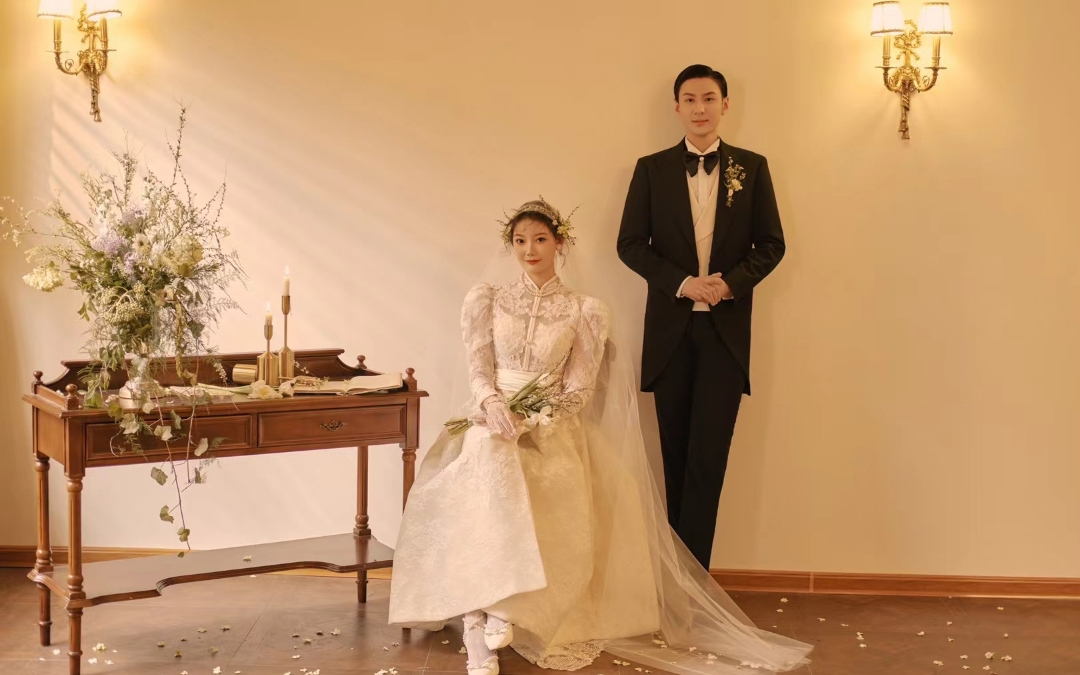 法式浪漫婚纱照
