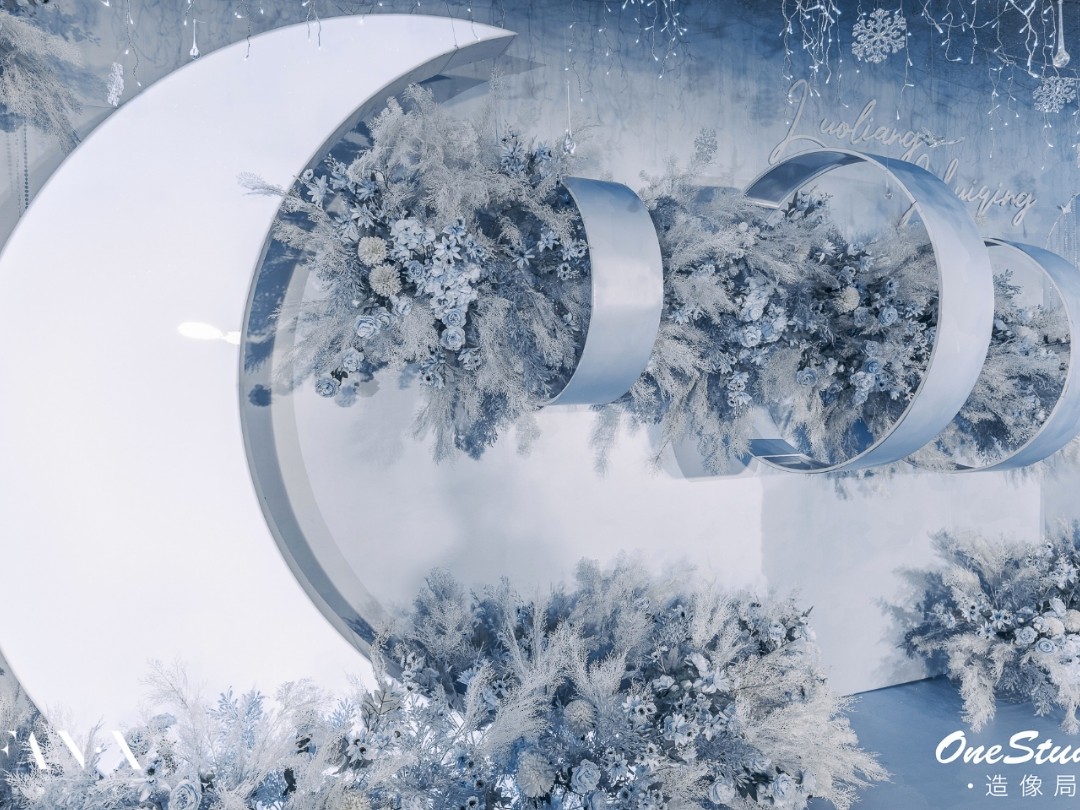 台州婚庆，婚礼策划，莫兰迪蓝婚礼