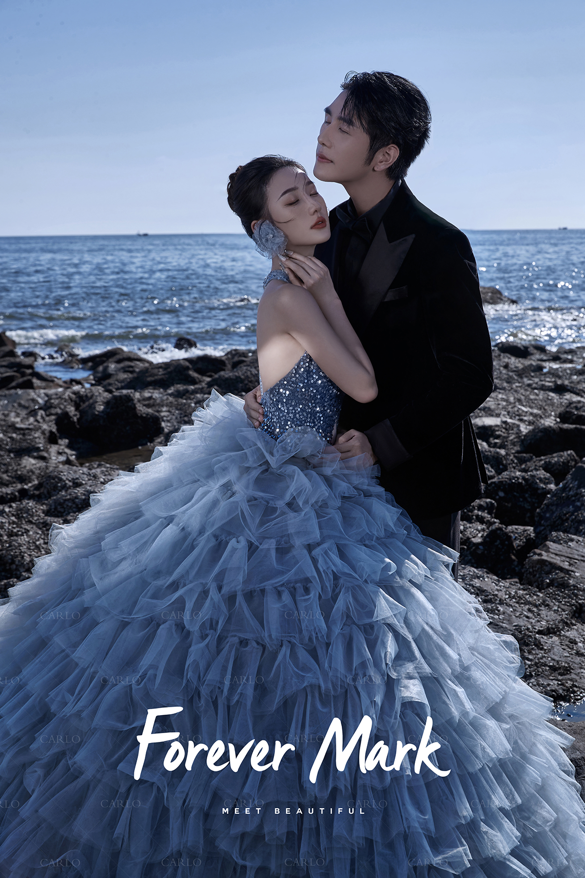 卡洛婚纱摄影【礁石海景】