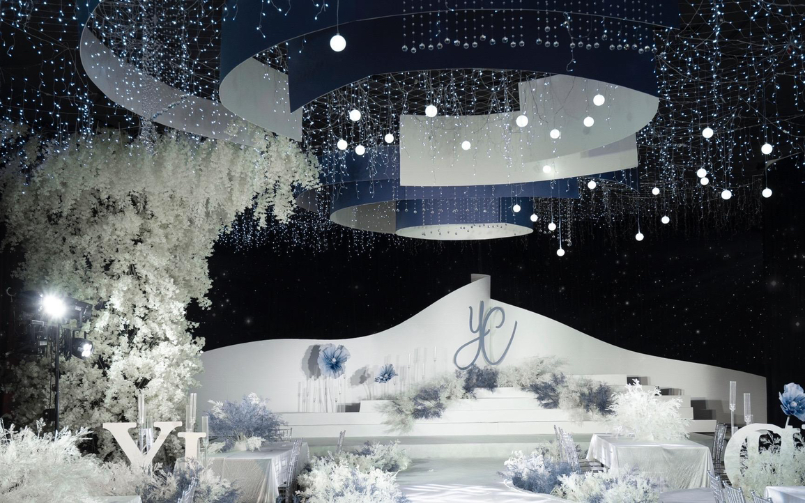 「 喜薇婚礼工作室 」蓝色系婚礼