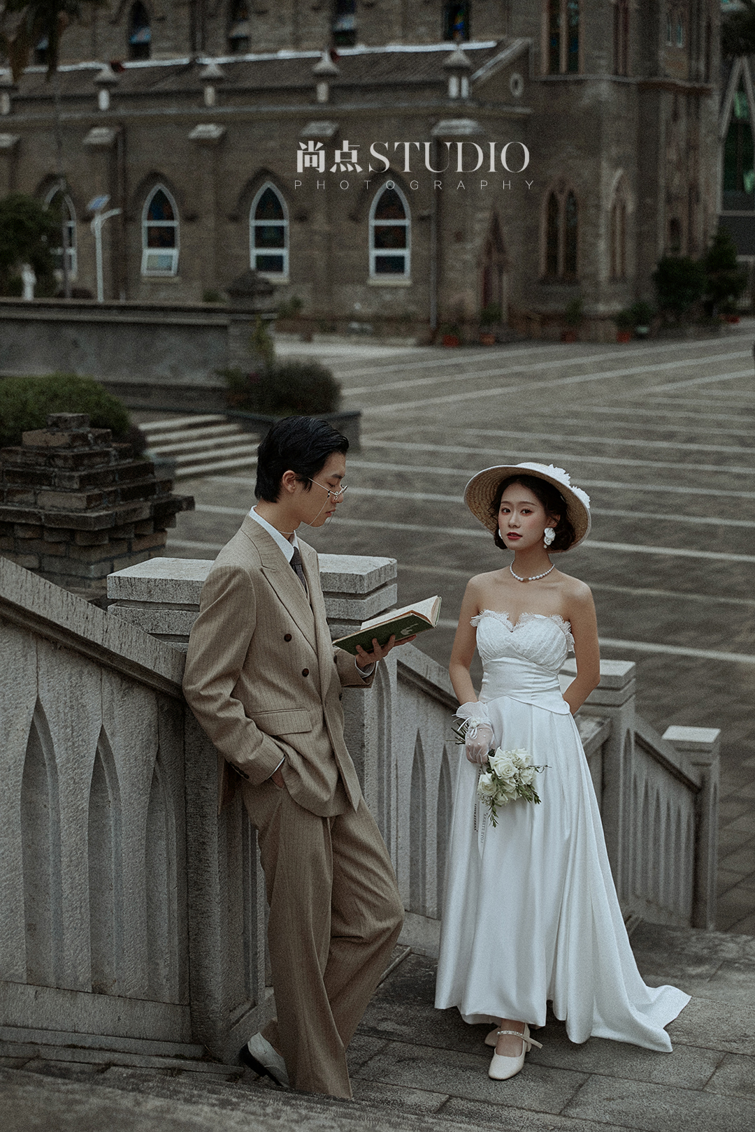 浪漫的法式婚纱照丨优雅从不过时