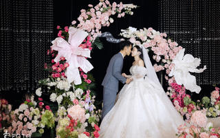 1W就能拥有的高级感婚礼 韩式水晶婚礼  