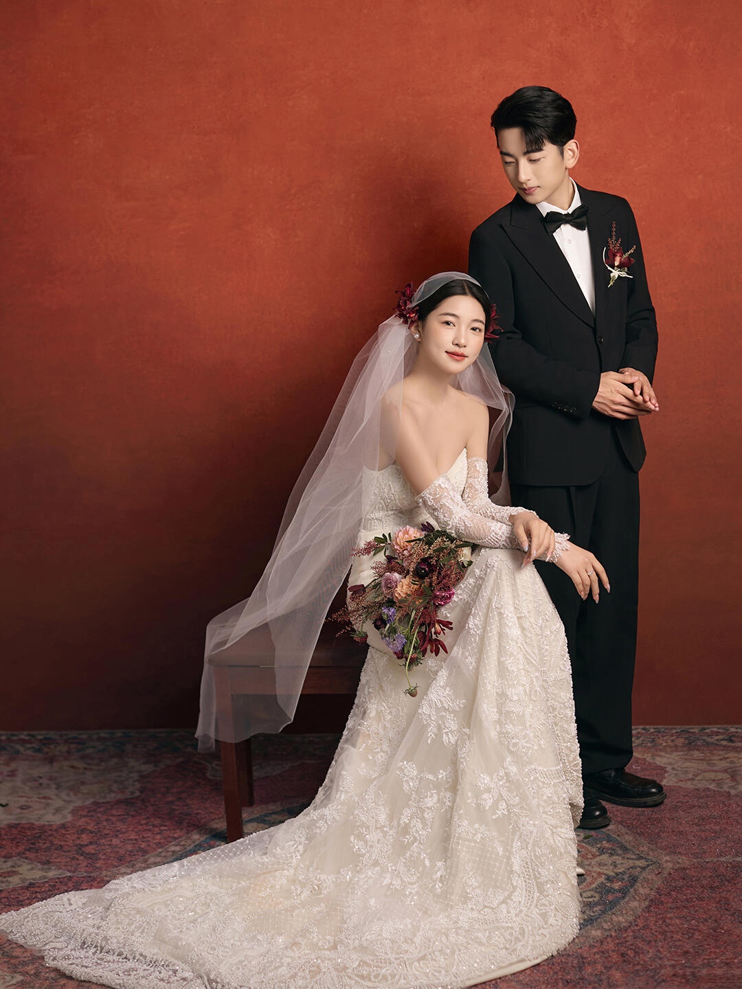 2025新主题 复古鱼尾婚纱照