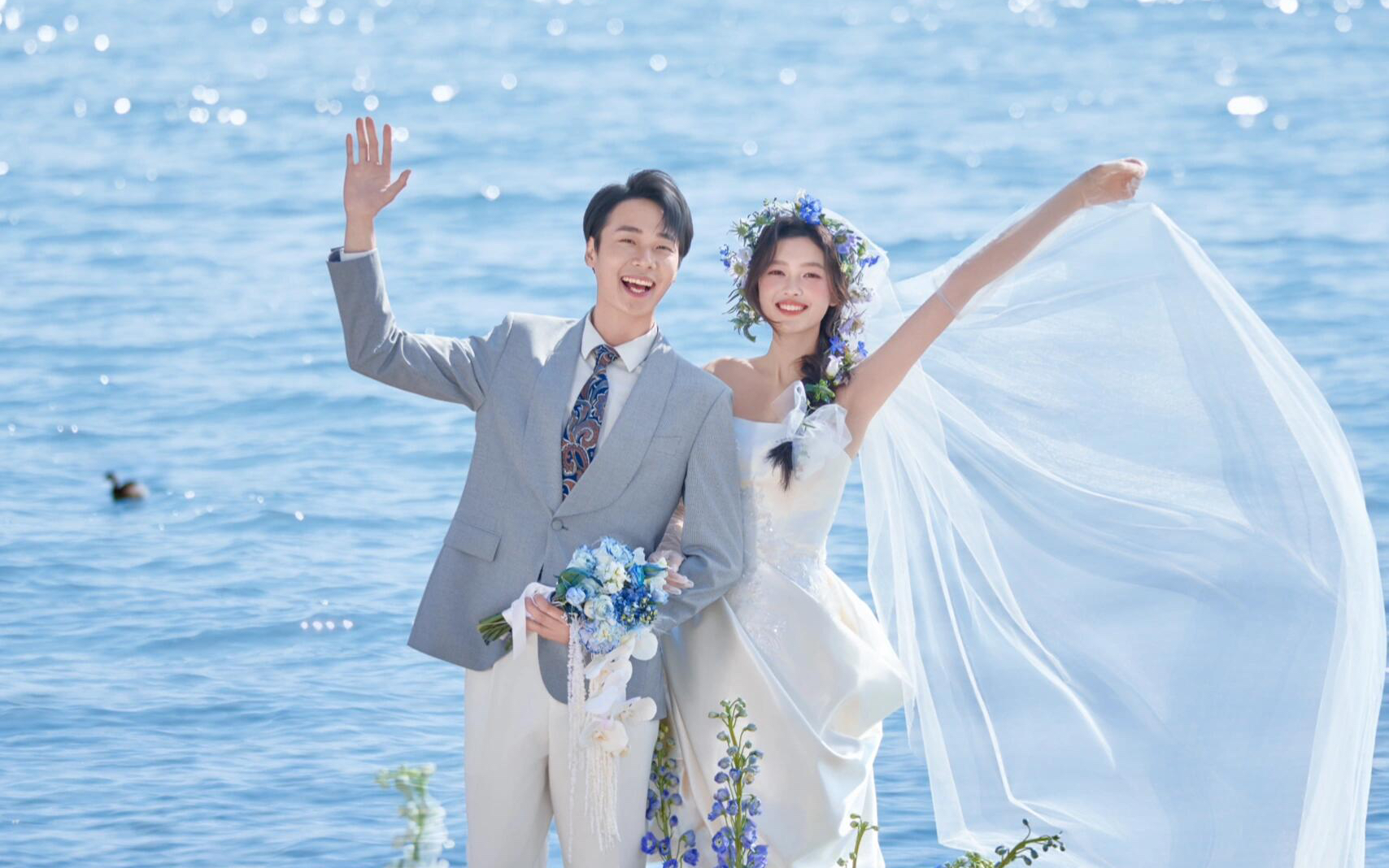 海边婚纱照 推荐
