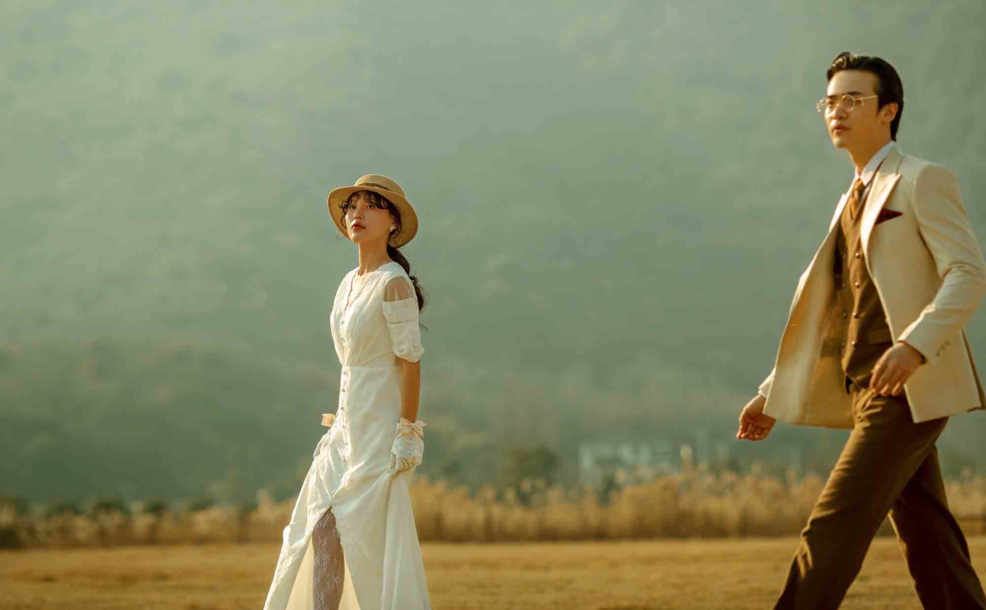 杭州婚纱照~法式文艺感~电影纪实