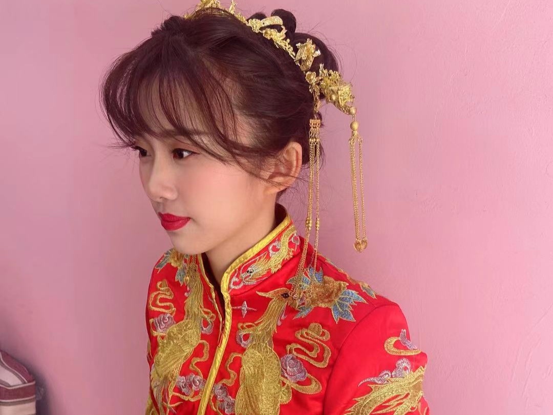 中式新娘全天跟妆，复古，大气