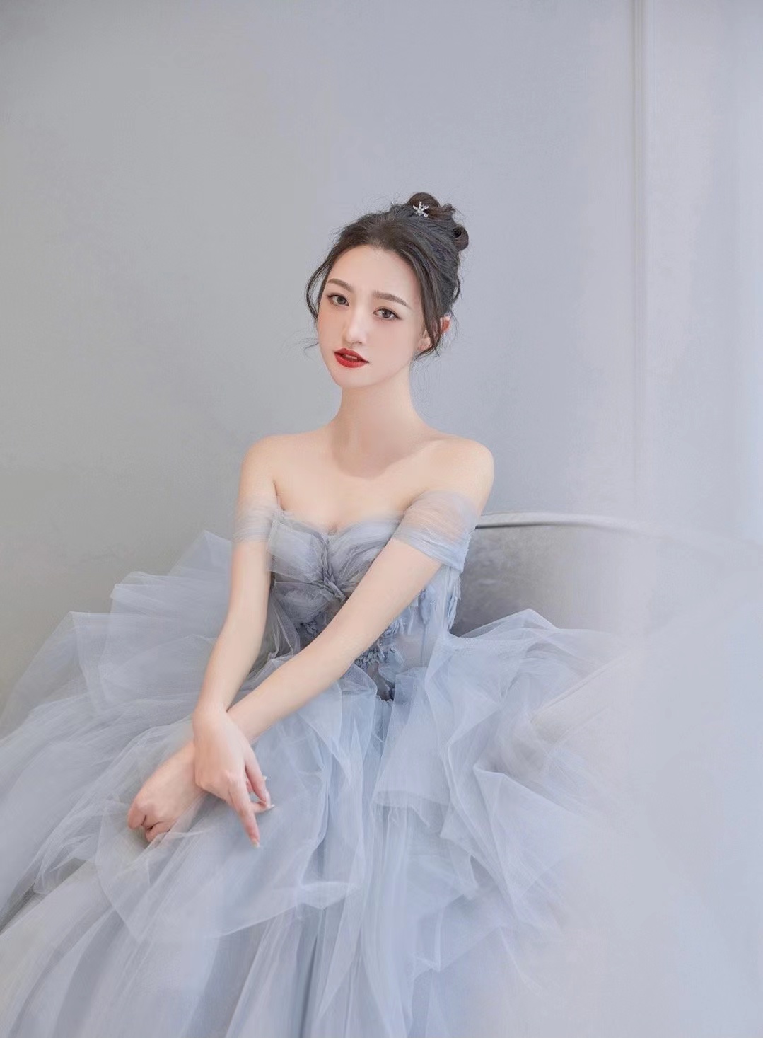 久久老师 新娘跟妆 礼服小清新