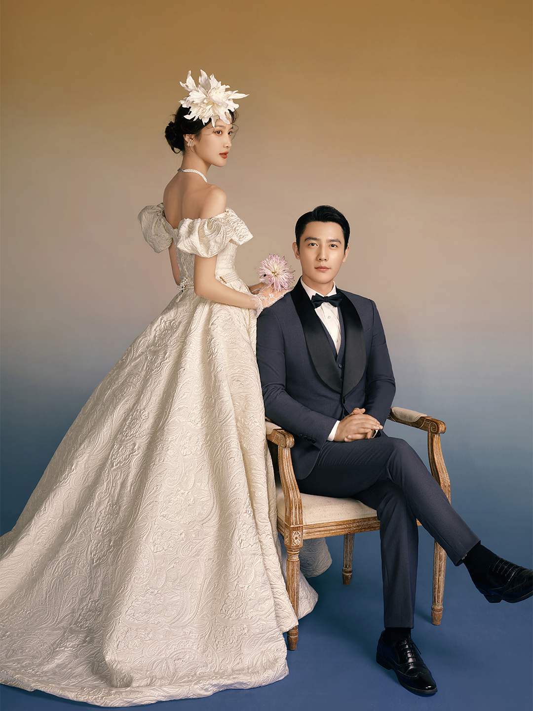 一眼就心动的法式油画婚纱照丨厦门婚纱照