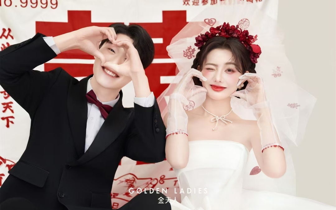 “囍”味十足👍喜嫁婚纱照真的太甜了