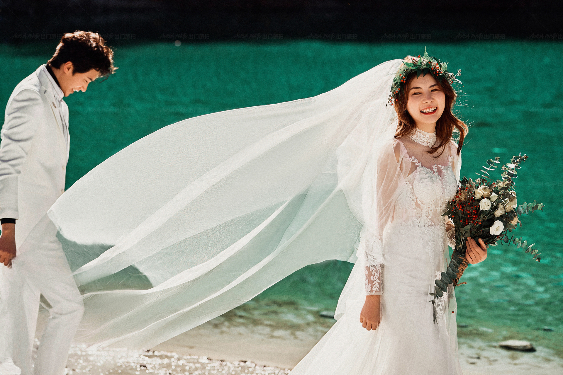 蓝月谷---山盟海誓