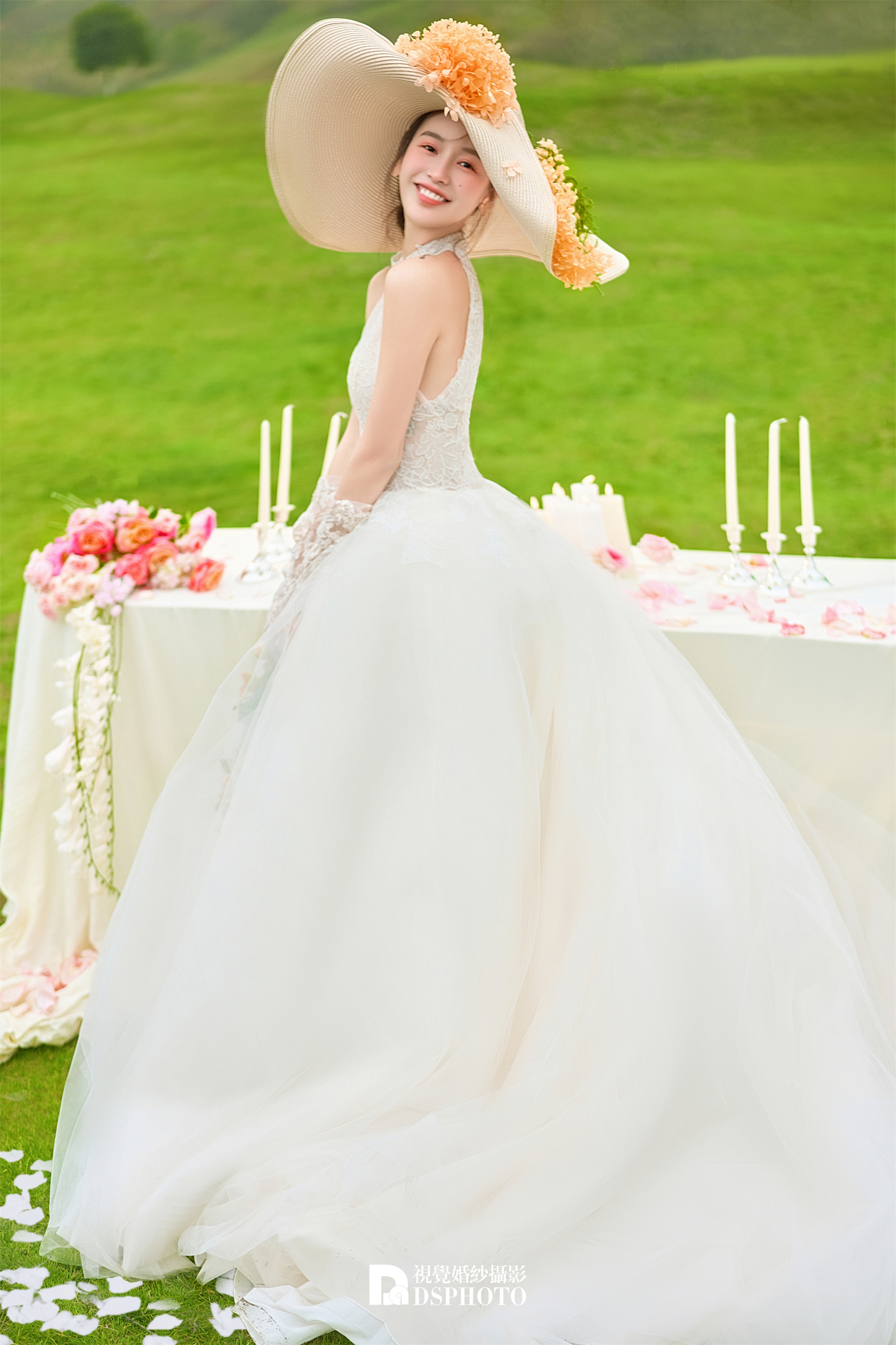 法式/森系草坪婚纱照