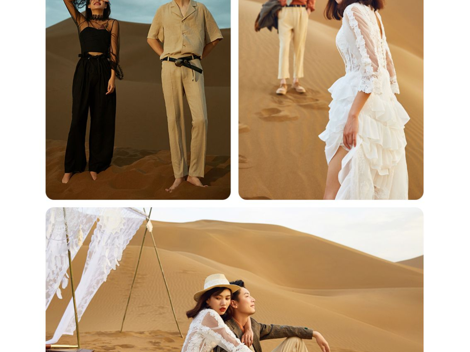 【性价比优选】婚纱照丨沙漠人文风情婚纱摄影