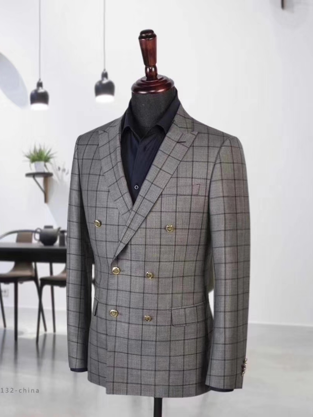 【热销款进口布料】男士婚礼西服马甲皮鞋7件套定制