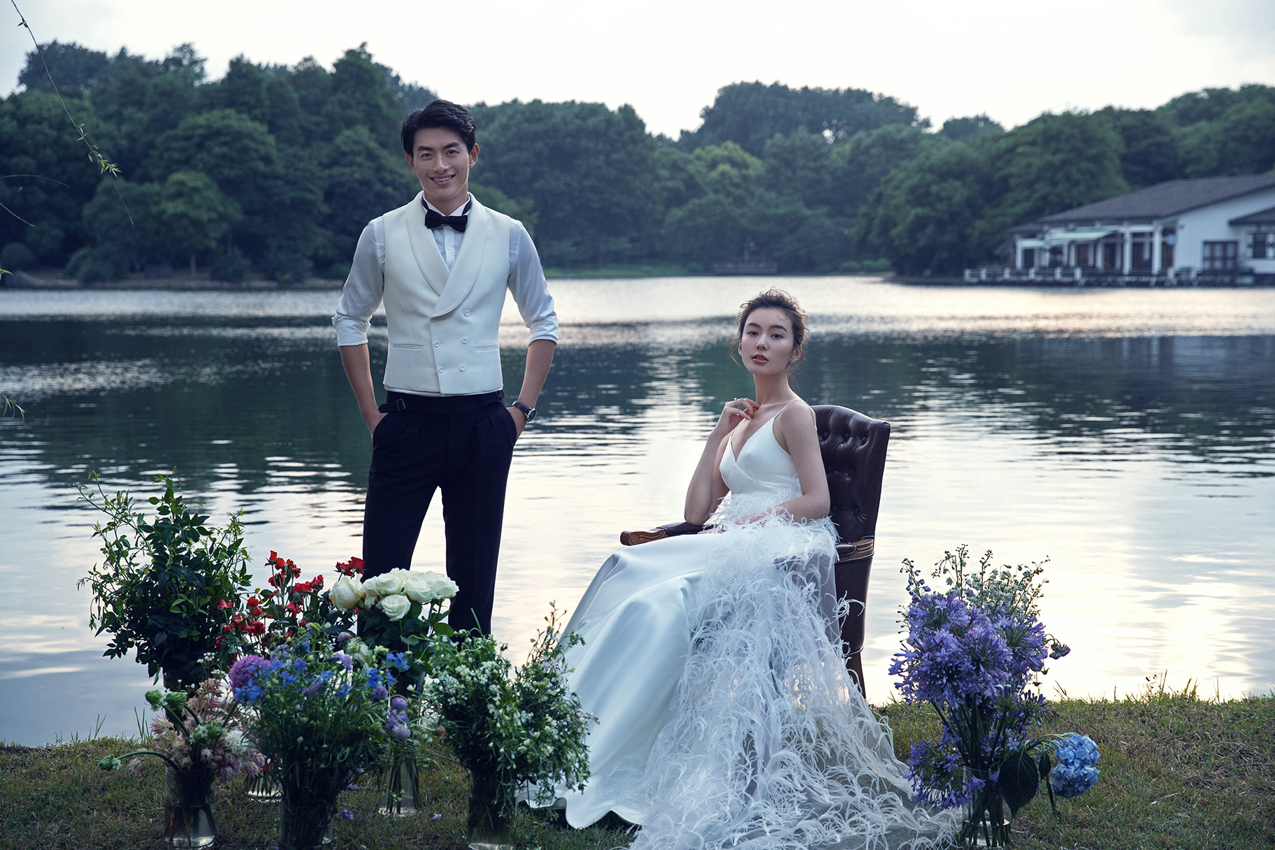 晨光初启    暮色霭霭