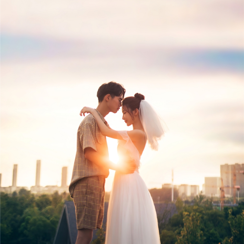极简婚纱照