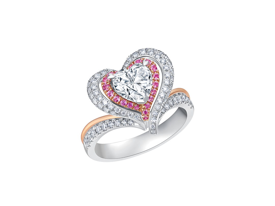 DR HEART系列简奢款求婚钻戒WJ0514