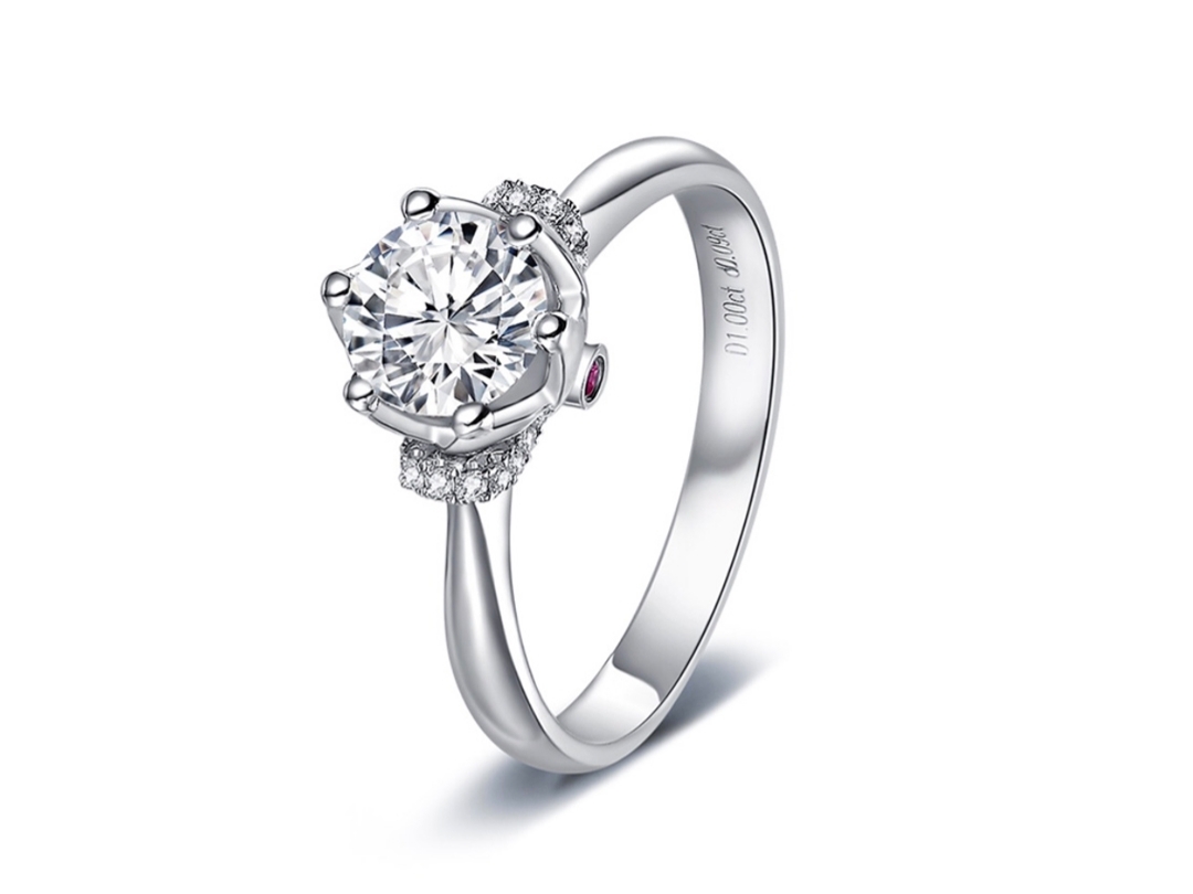 爱冕【真爱加冕2】经典求婚钻戒定制