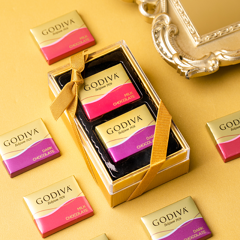 GODIVA/歌帝梵巧克力片装2粒装
