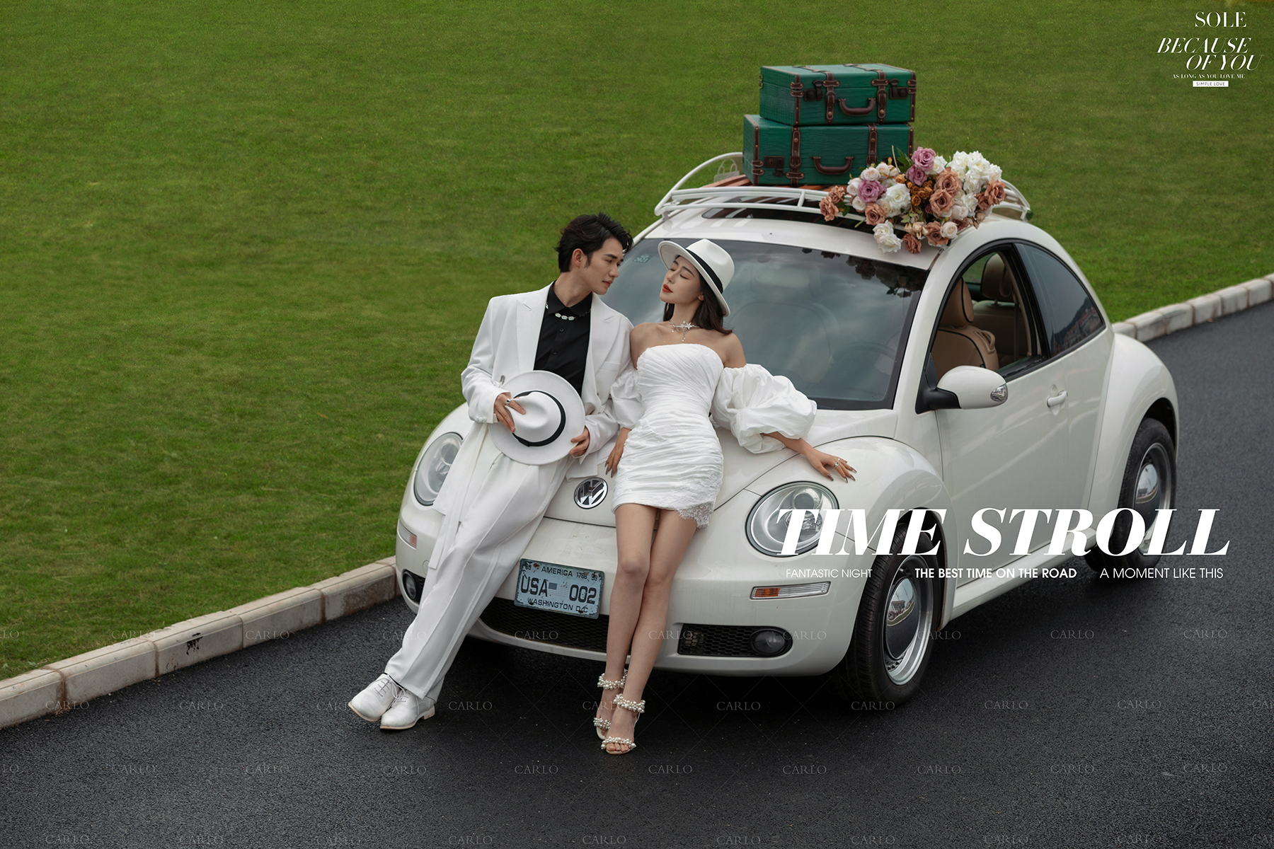 甲壳虫时尚个性婚纱照