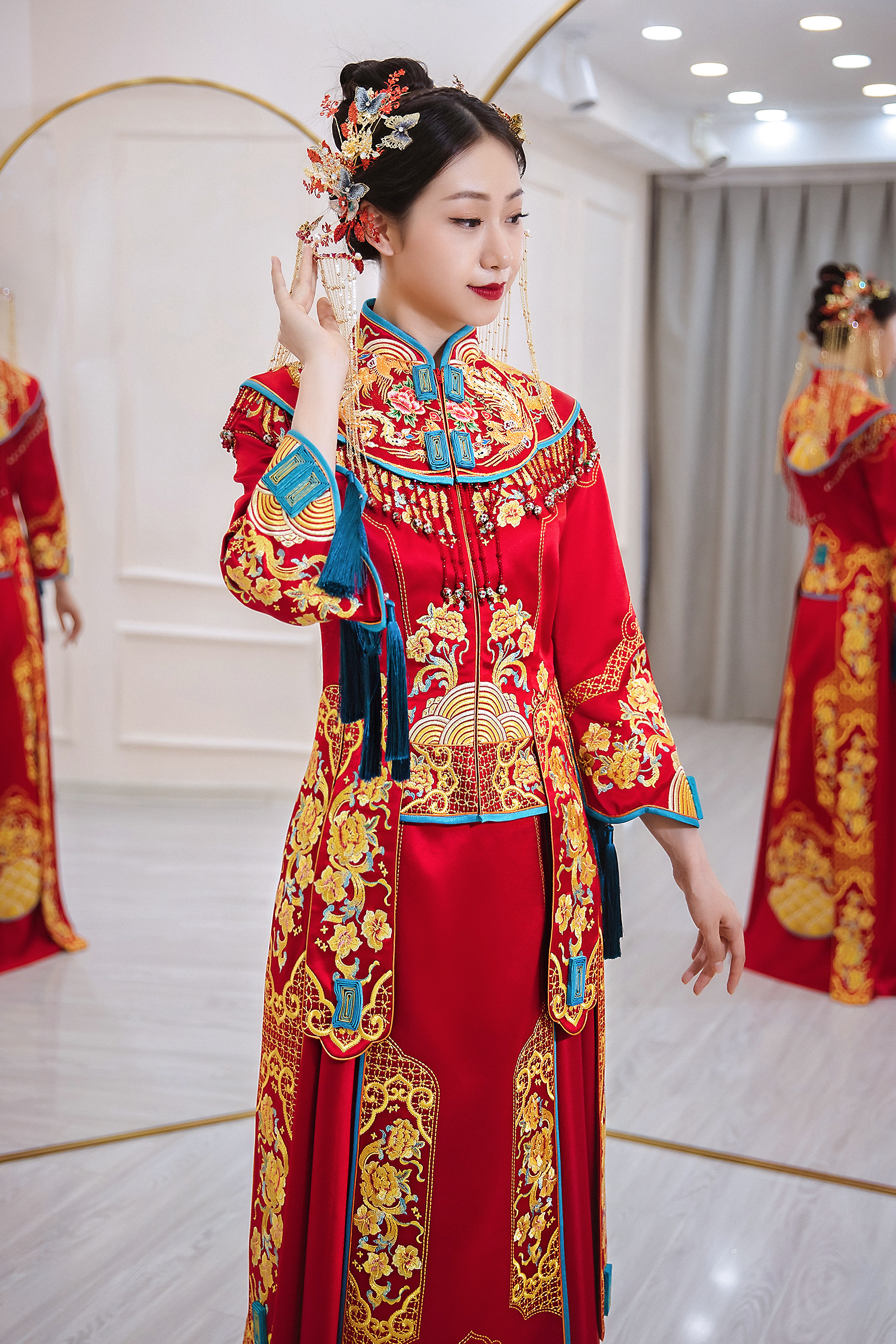 【艾朵婚纱】秀禾礼服单品套系