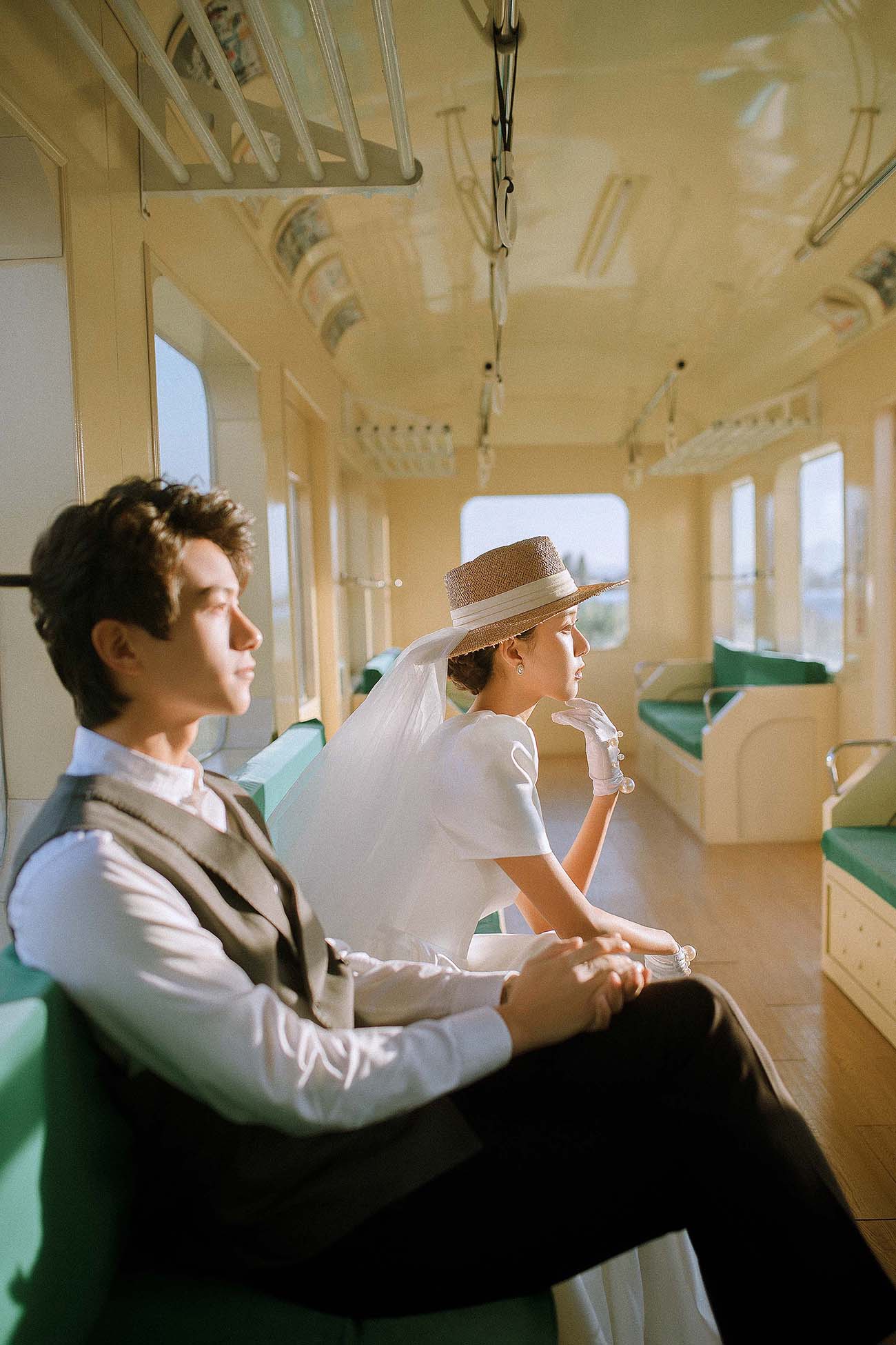 北野九万里~绿皮火车~唯美法式风~杭州旅拍