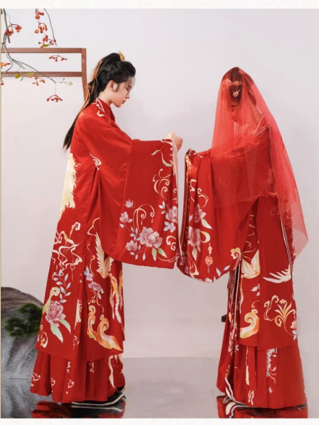 中式复古主题：花嫁汉服