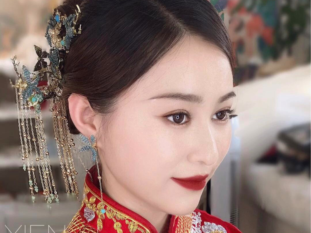 新娘当天早妆 精致自然妆面