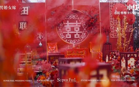 大红新中式婚礼（传统中式红）