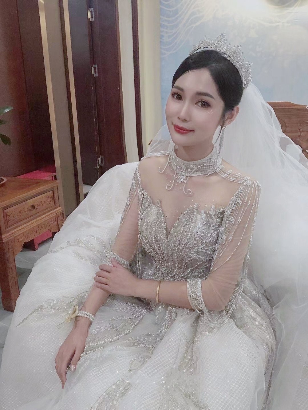【人气推荐】全店任选轻奢婚纱6件套（含伴郎伴娘）